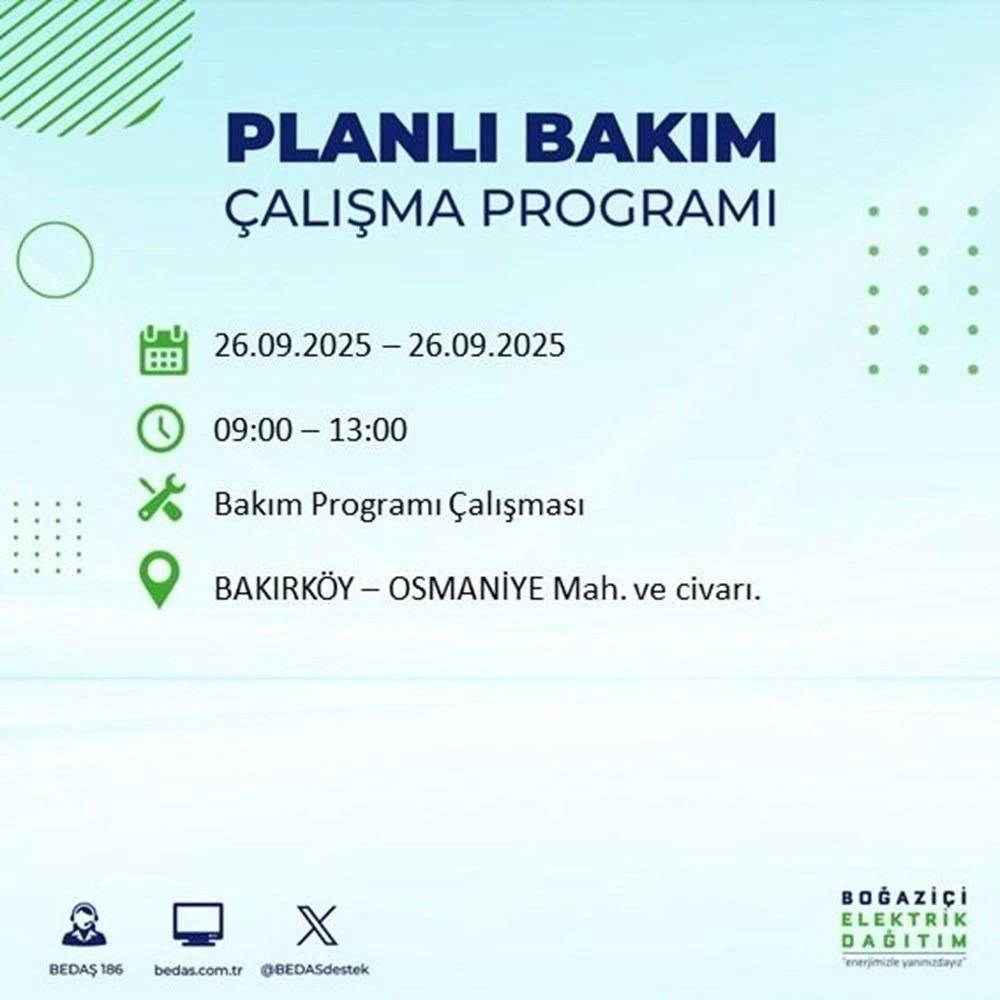 İstanbul’da elektrik alarmı! 23 ilçede 10 saatlik kesinti listesi açıklandı 22
